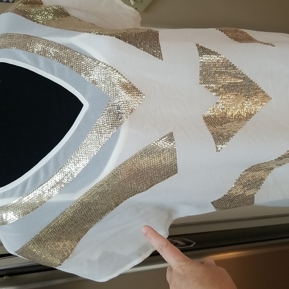 New York & Company Sequins Comfortable Blouse - Picture 4 of 12